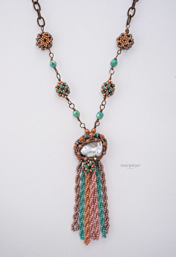 Baroque Southwest Tassel Necklace