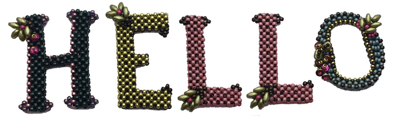 Beaded Letters are Here to Stay!
